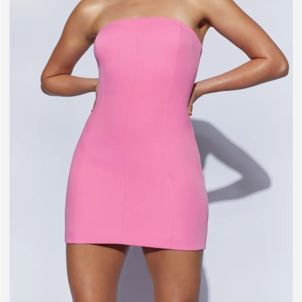Meshki strapless dress